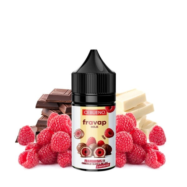 Fravap Cebueno 30ml Raspberry White and Milk Chocolate DIY Concentrate