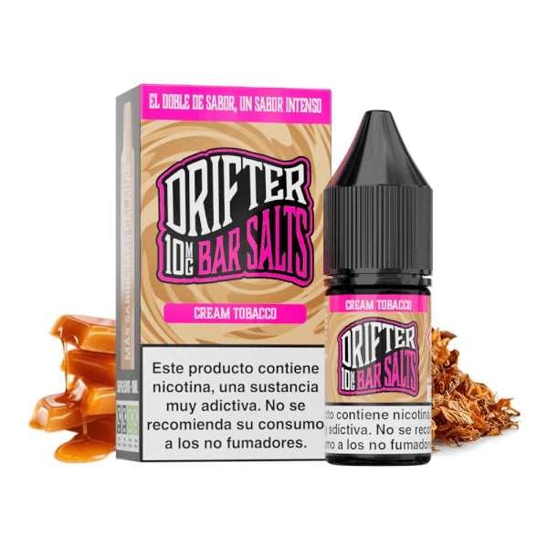 Drifter Bar Salts Cream Tobacco Nicotine Salt 10ml