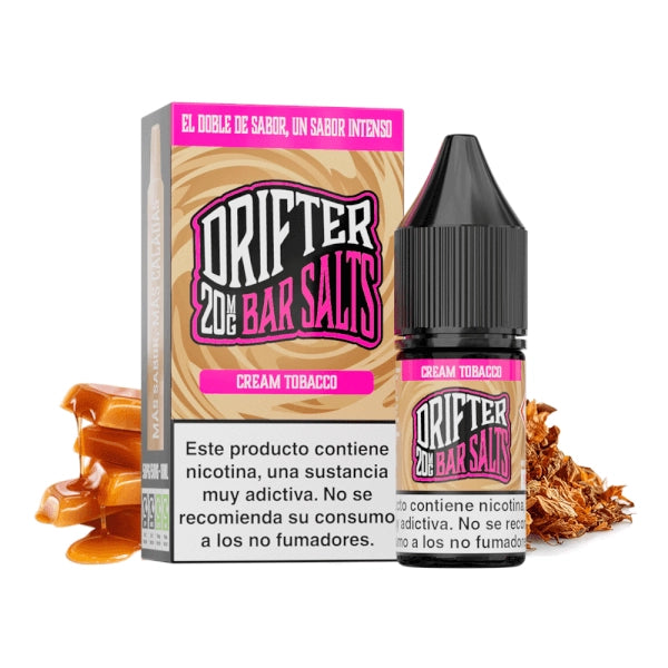 Drifter Bar Salts Cream Tobacco Nicotine Salt 10ml