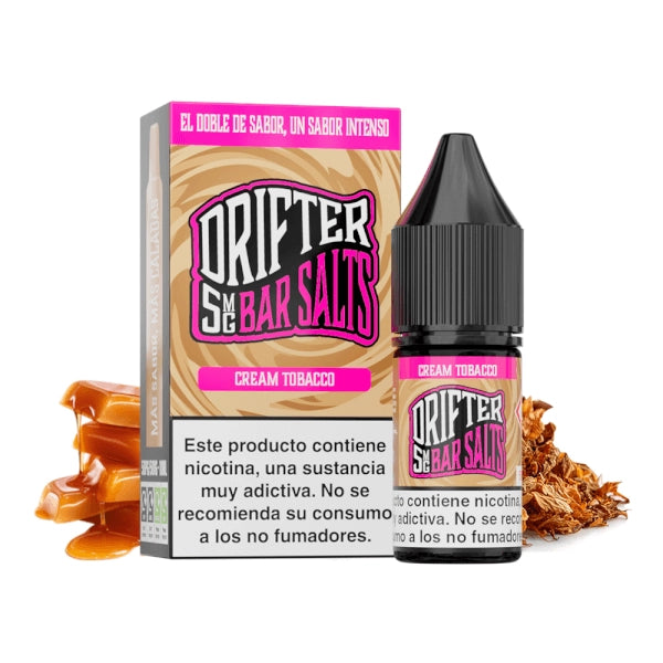 Drifter Bar Salts Cream Tobacco Nicotine Salt 10ml