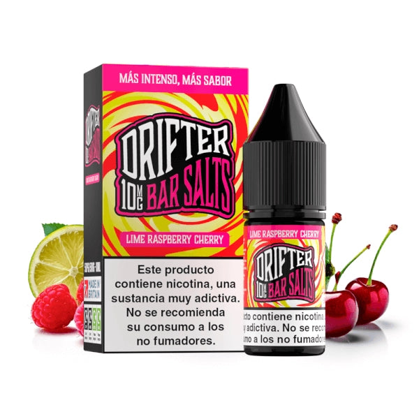 Drifter Bar Salts Lime Raspberry Cherry Nicotine Salt E-Liquid 10ml