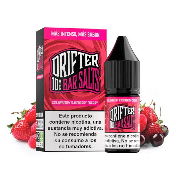 Drifter Bar Salts Strawberry Raspberry Cherry Nicotine Salt E-liquid 10ml