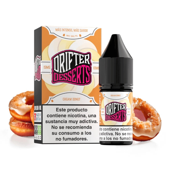 Drifter Desserts Salts Cream Donut Nicotine E-Liquid 10ml