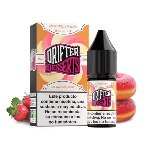 Drifter Desserts Strawberry Donut Nicotine Salt E-Liquid 10ml