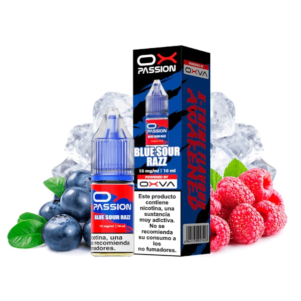 Oxva Ox Passion Salts Blue Sour Razz Nicotine E-Liquid 10ml