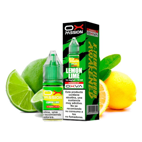 Oxva Passion Nicotine Salts E-Liquid Lemon Lime 0.34 fl oz