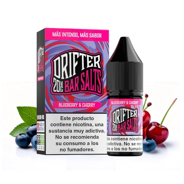 Drifter Bar Salts Blueberry Cherry Nicotine Salt E-Liquid 10ml - Image 3