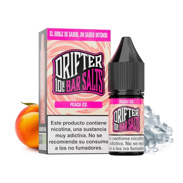 Drifter Bar Salts Peach Ice Nicotine Salt E-Liquid 10ml - Image 3