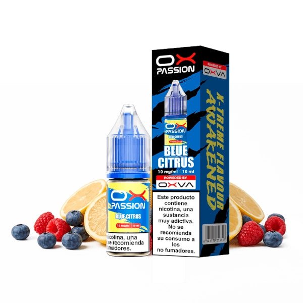 Oxva Ox Passion Salts Blue Citrus Nicotine E-Liquid 10ml
