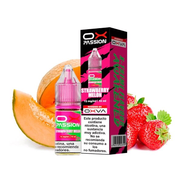 Oxva Ox Passion Salts Strawberry Melon Nicotine E-Liquid 10ml - Image 2