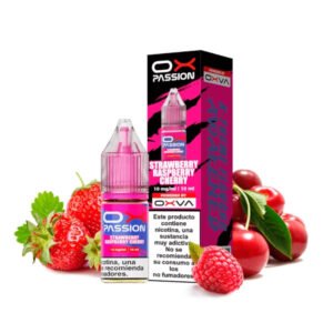 Oxva Ox Passion Salts Strawberry Raspberry Cherry Nicotine Salt 10ml
