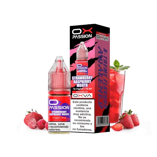 Oxva Ox Passion Salts Strawberry Raspberry Mojito 10ml - Image 2