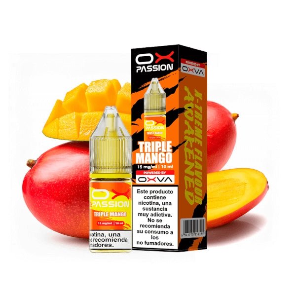 Oxva Ox Passion Salts Triple Mango E-Liquid 10ml - Image 2